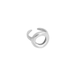 Επάργυρο δαχτυλίδι από ορείχαλκο κύκλος - ορείχαλκος, επάργυρα, μεγάλα, αυξομειούμενα