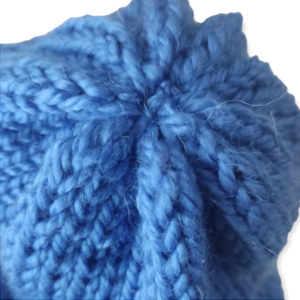 Σκουφί από μαλλί μερινό γαλάζιο ετικέτα handmade - μαλλί, unisex, σκουφάκια - 3