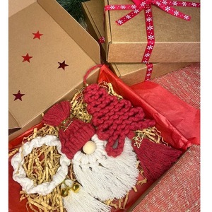 Christmas Gift Box (3τεμ) - νήμα, σετ δώρου, δέντρο - 2