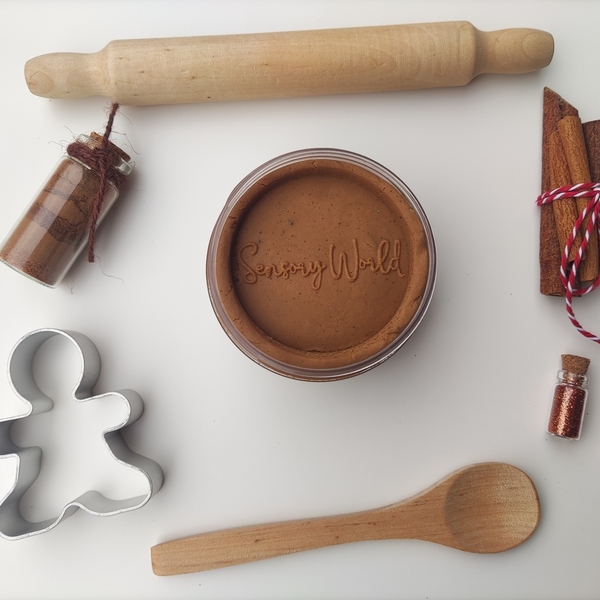 Gingerbread Cookie σετ παιχνιδιού με μυρωδάτο ζυμαράκι, για πολυαισθητηριακή εμπειρία - 2