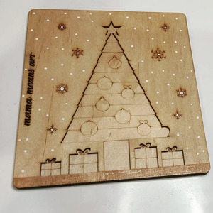 Christmas tree wooden puzzle - ξύλινα παιχνίδια - 4