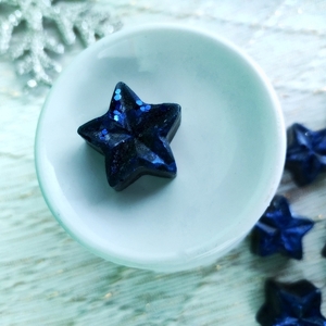 10 wax melts "Winter Coconut" - πλαστικό, αστέρι, κεριά, κεριά & κηροπήγια - 2