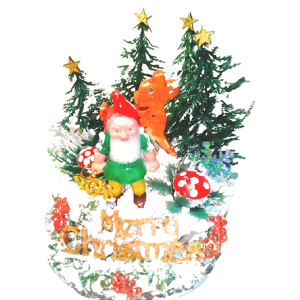 Χειροποιητο Γουρι 2024 , -Χριστουγεννιατικο Χιονισμενο Δασος- , ξυλινο επιτραπεζιο διακοσμητικο σε 2 επιπεδα - ξύλο, χριστουγεννιάτικα δώρα, γούρια