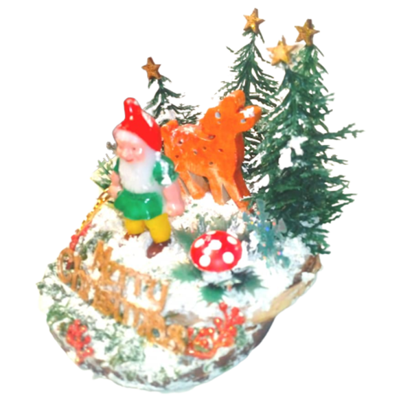 Χειροποιητο Γουρι 2024 , -Χριστουγεννιατικο Χιονισμενο Δασος- , ξυλινο επιτραπεζιο διακοσμητικο σε 2 επιπεδα - ξύλο, χριστουγεννιάτικα δώρα, γούρια - 2