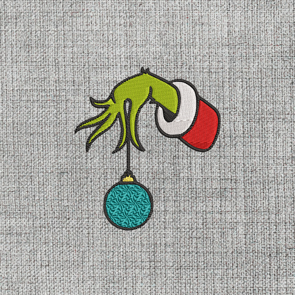 Χριστουγεννιάτικο ψηφιακό κέντημα μηχανής embroidery My Mood ξωτικό με μπάλα δέντρου - κεντητά, χριστούγεννα, DIY