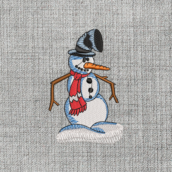 Χριστουγεννιάτικο ψηφιακό κέντημα μηχανής My Mood embroidery vintage χιονάνθρωπος - κεντητά, χριστούγεννα, DIY