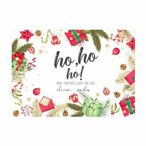 ΣΟΥΠΛΑ 30Χ40 - 6 ΤΕΜΑΧΙΑ - MERRY CHRISTMANS - χαρτί, διακοσμητικά, σουπλά, προσωποποιημένα