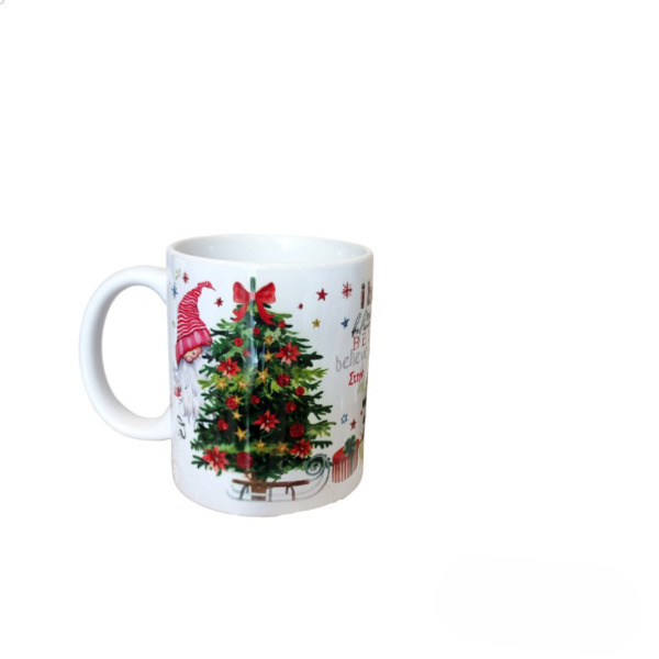 Χριστουγεννιάτικη κεραμική κούπα 9,5*8 δώρο για τη δασκάλα - γυαλί, δασκάλα, είδη κουζίνας, κεραμική κούπα - 2