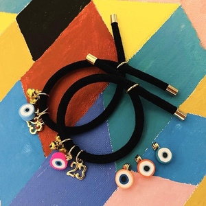 Βραχιόλι γούρι •23• Colorful eye - μάτι, ατσάλι, χριστουγεννιάτικα δώρα, αυξομειούμενα, γούρια - 2