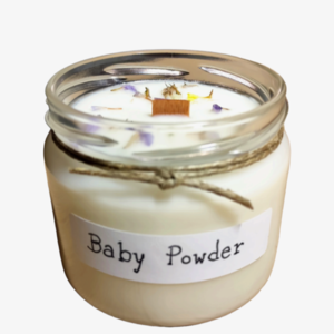 Κερί Σόγιας με Άρωμα Πούδρα Μωρού 225gr - αρωματικά κεριά