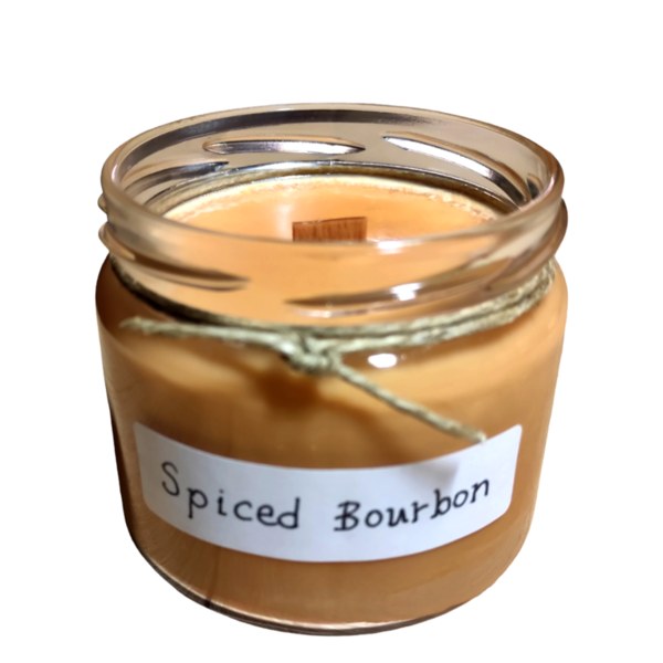 Κερί Σόγιας με Άρωμα Spiced Bourbon 225gr - αρωματικά κεριά