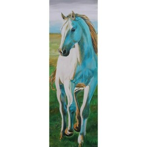 Άλογο λευκό - πίνακες & κάδρα, πίνακες ζωγραφικής