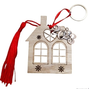 Μπρελόκ χριστουγεννιάτικο δεντράκι - ξύλο, vintage, σπίτι, διακοσμητικά, μπρελοκ κλειδιών