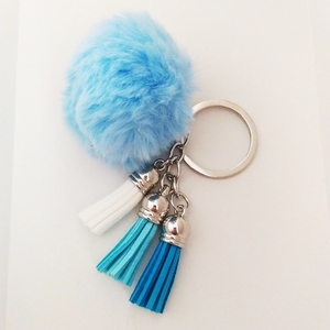 Μπρελόκ για κλειδιά σε γαλάζιο χρώμα - plexi glass, αυτοκινήτου, σπιτιού - 2
