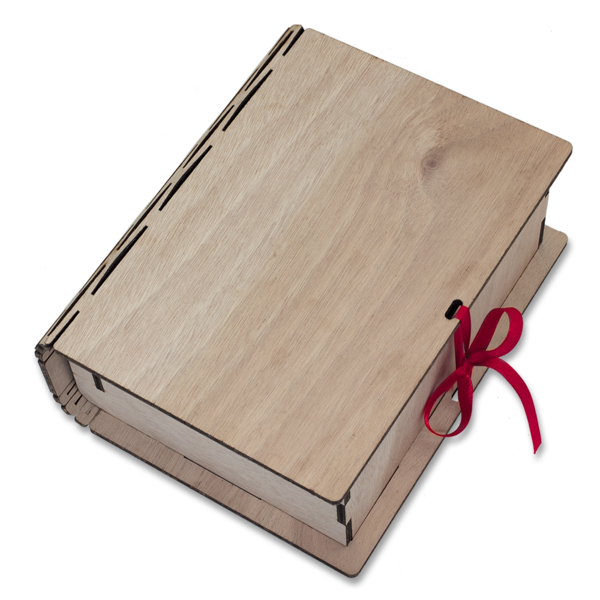 Ξύλινο βιβλίο κουτί με ξύλινα διακοσμητικά στοιχεία ΑϊΒασίλης Χρόνια Πολλά Αστεράκια - ξύλο, διακοσμητικά - 2