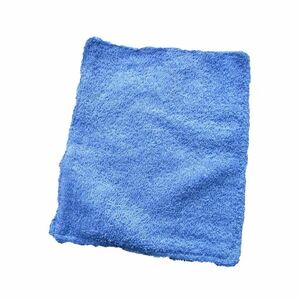 Πετσέτα φαγητού/σουπλά παιδικό για το σχολείο μπλε-γαλάζιο πουά - ύφασμα, χειροποίητα, σουπλά, φθηνά, 100% βαμβακερό - 5