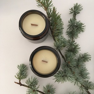 Αρωματικό Κερί Σόγιας- Old Books! (με ξύλινο φυτίλι) 100g - αρωματικά κεριά, χριστουγεννιάτικα δώρα, κερί σόγιας, κεριά σε βαζάκια, vegan κεριά - 4