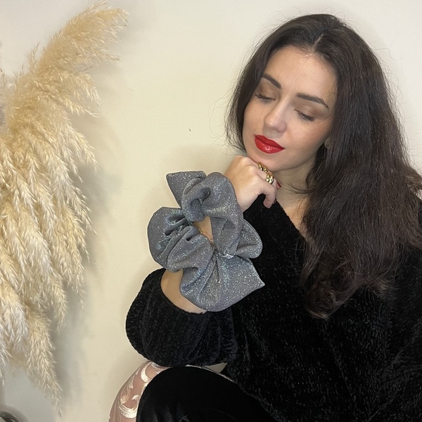 Scrunchie X-large SkyStar - ύφασμα, λαστιχάκια μαλλιών - 4