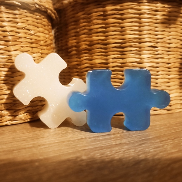 Αρωματικά Σαπουνάκια (SLS FREE) puzzle (παζλ) για δωράκια ή μπομπονιέρα (4τμχ) - χεριού - 3