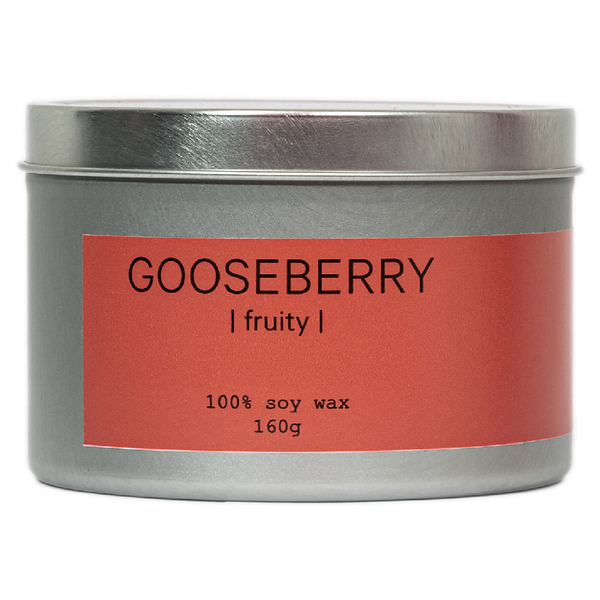 Χειροποίητο κερί σόγιας Gooseberry 160gr. - αρωματικά κεριά, κερί σόγιας