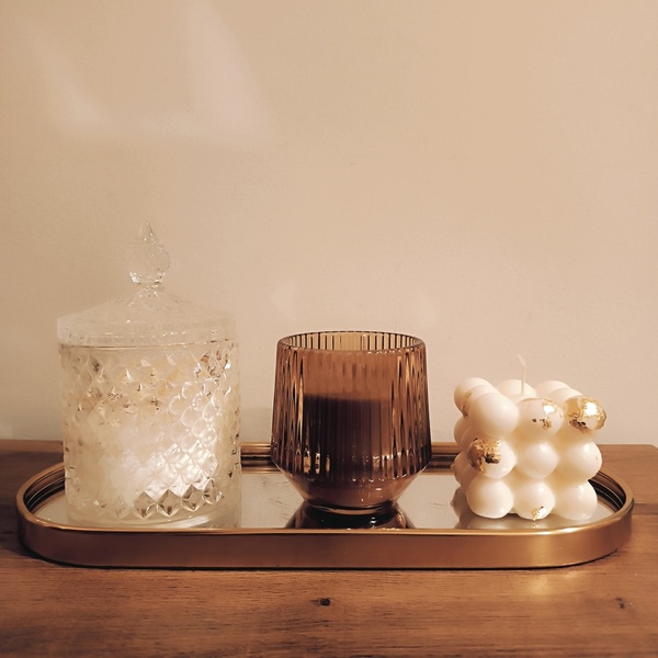 Κερί καρύδας σε σχέδιο κύβος bubble (140γρ) - αρωματικά κεριά, δώρο έκπληξη, 100% φυτικό, δώρο γεννεθλίων - 2
