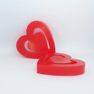 Αρωματικές Καρδούλες σαπουνιού (SLS FREE) σε συσκευασία για δωράκια (2 τεμάχια) - πλαστικό, διακοσμητικά