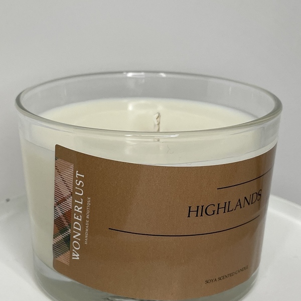 ‘Highlands’ κερί σόγιας 125gr - αρωματικά κεριά - 2