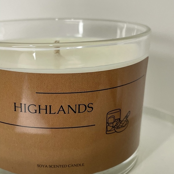‘Highlands’ κερί σόγιας 125gr - αρωματικά κεριά - 3