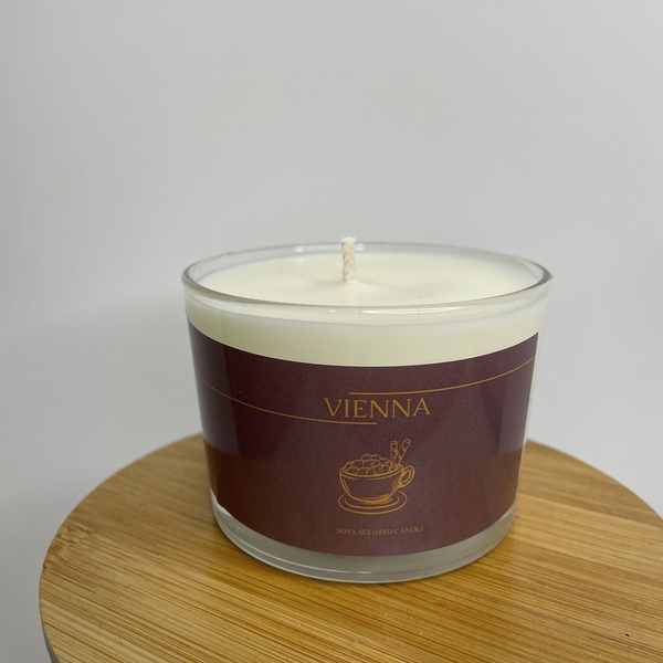 ‘Vienna’ κερί σόγιας 125gr - αρωματικά κεριά - 4