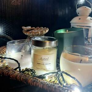 Vanillia Cream Αρωματικό κερί 212ml - αρωματικά κεριά, αρωματικό χώρου - 2