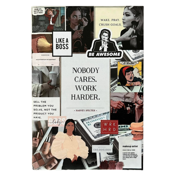 ''Nobody Cares. Work Harder.'' HER |Make up artist edition| Ημερήσιο Ημερολόγιο - ημερολόγια