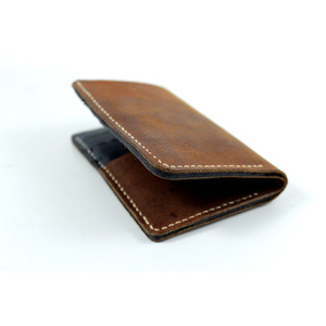 Δερμάτινο χειροποίητο πορτοφόλι για χαρτονομίσματα και κάρτες - δέρμα, πορτοφόλια - 2