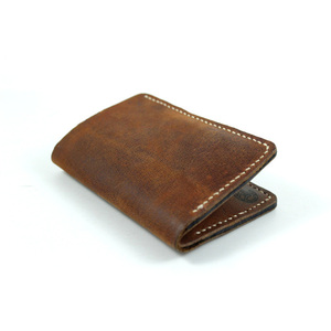 Δερμάτινο χειροποίητο πορτοφόλι για χαρτονομίσματα και κάρτες - δέρμα, πορτοφόλια