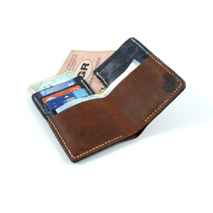 Δερμάτινο χειροποίητο πορτοφόλι για χαρτονομίσματα και κάρτες - δέρμα, πορτοφόλια - 3