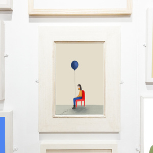Blue Balloon's Lesson artprint (30x40cm) - αφίσες - 3