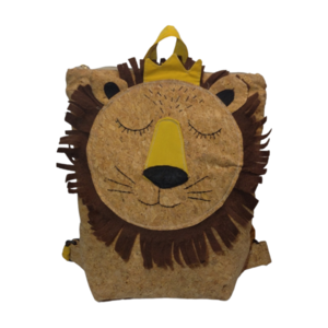 Παιδική τσάντα πλάτης Λιοντάρι, από φελλό. Anifantou - πλάτης, all day, φελλός, τσαντάκια