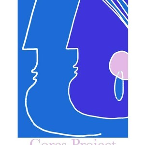 Faces abstract art print - εκτύπωση, αφίσες, artprint - 3