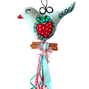 Folk art πουλάκι για τον τοίχο. - χειροποίητα, διακοσμητικά, πρακτικό δωρο