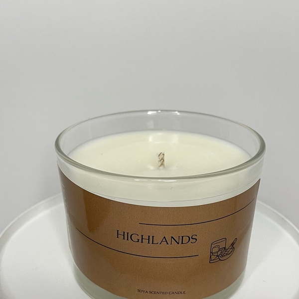‘Highlands’ κερί σόγιας 125gr - αρωματικά κεριά - 5