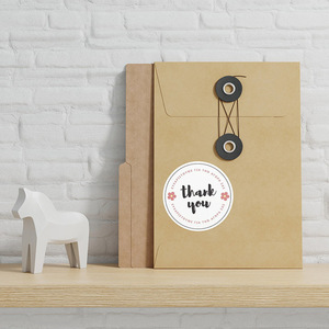 Αυτοκόλλητα (stickers) εκτυπώσιμα "thank you" 6 εκ. (σχέδιο 1) - αυτοκόλλητα