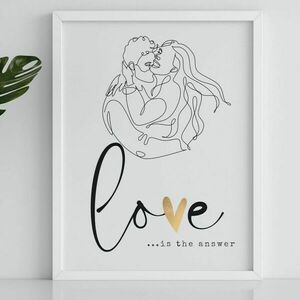 Μίνιμαλ Poster/Αφίσα-Ζευγάρι LOVE-ΜΟΝΟ Digital Download - αφίσες, αυτοκόλλητα, DIY, κάρτες