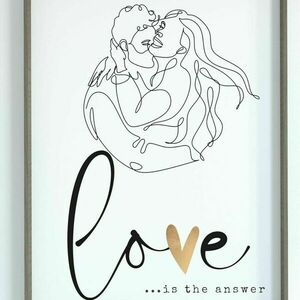 Μίνιμαλ Poster/Αφίσα-Ζευγάρι LOVE-ΜΟΝΟ Digital Download - αφίσες, αυτοκόλλητα, DIY, κάρτες - 2