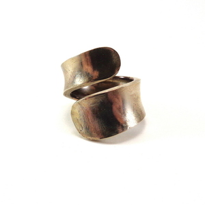 Ασημένιο ανοιχτό δαχτυλίδι - ασήμι, chevalier, αυξομειούμενα