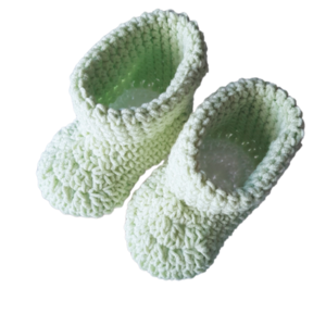 Baby booties/ Πλεκτά βρεφικά μποτάκια - crochet, βρεφικά, 0-3 μηνών