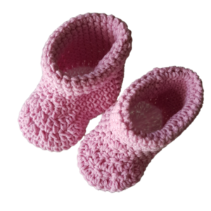 Baby booties/ Βρεφικά μποτάκια- πλεκτά - κορίτσι, crochet, βρεφικά