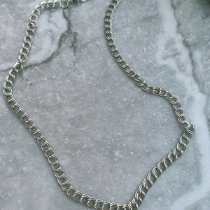 Steel chain Necklace - αλυσίδες, μακριά, ατσάλι