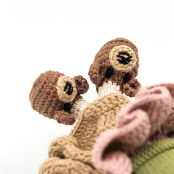 ΤΖΕΣΙΚΑ χειροποίητη πλεκτή κούκλα amigurumi, ύψους 30 εκ. - crochet, χειροποίητα, λούτρινα, amigurumi, 100% βαμβακερό - 3
