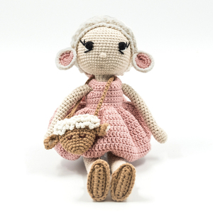 ΛΙΛΙΑΝ χειροποίητη πλεκτή κούκλα amigurumi, ύψους 33 εκ. - crochet, χειροποίητα, λούτρινα, amigurumi