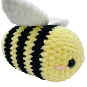 Πλεκτό κουκλάκι amigurumi - η μαμά μελισσούλα - λούτρινα, δώρο γέννησης, δώρο γεννεθλίων