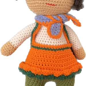 Κοριτσάκι με μπερέ - λούτρινα, amigurumi - 2